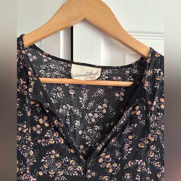 Universal Thread Floral Black Dress - Picture 5 of 13